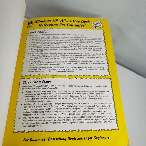 Windows XP All-In-One Desk Reference For Dummies  (FOR By Woody Leonhard **NEW** - Picture 8 of 16